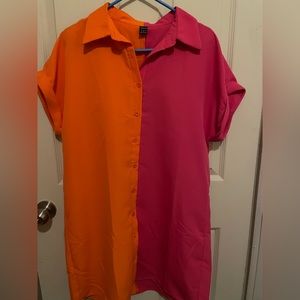 Multicolor cider dress